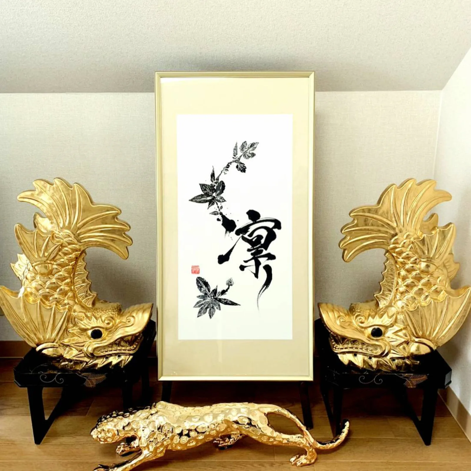 額装作品「凜」